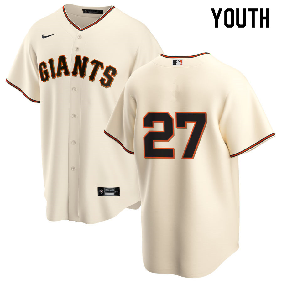 Nike Youth #27 Juan Marichal San Francisco Giants Baseball Jerseys Sale-Cream